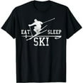 thumbnail image 1 of Ski Siing Eat Sleep Repeat Gift T-Shirt, 1 of 5