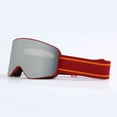 thumbnail image 1 of Ski Snowboard Goggles Women Men Skiing Eyewear Mask UV 400 Snow Protection Over Glasses Adult Double Anti-Fog Cylindrical (B), 1 of 6