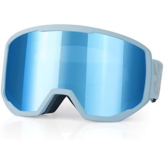 Ski/Snowboard Goggles for Men Women, OTG Snow Goggles Anti Fog UV Protection