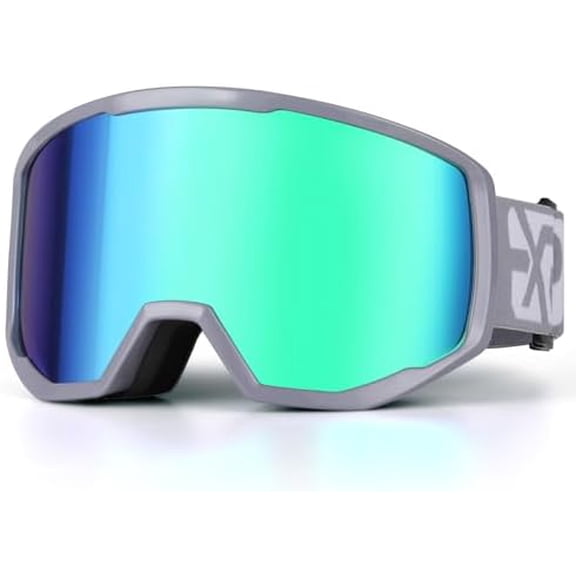 Ski/Snowboard Goggles for Men Women, OTG Snow Goggles Anti Fog UV Protection