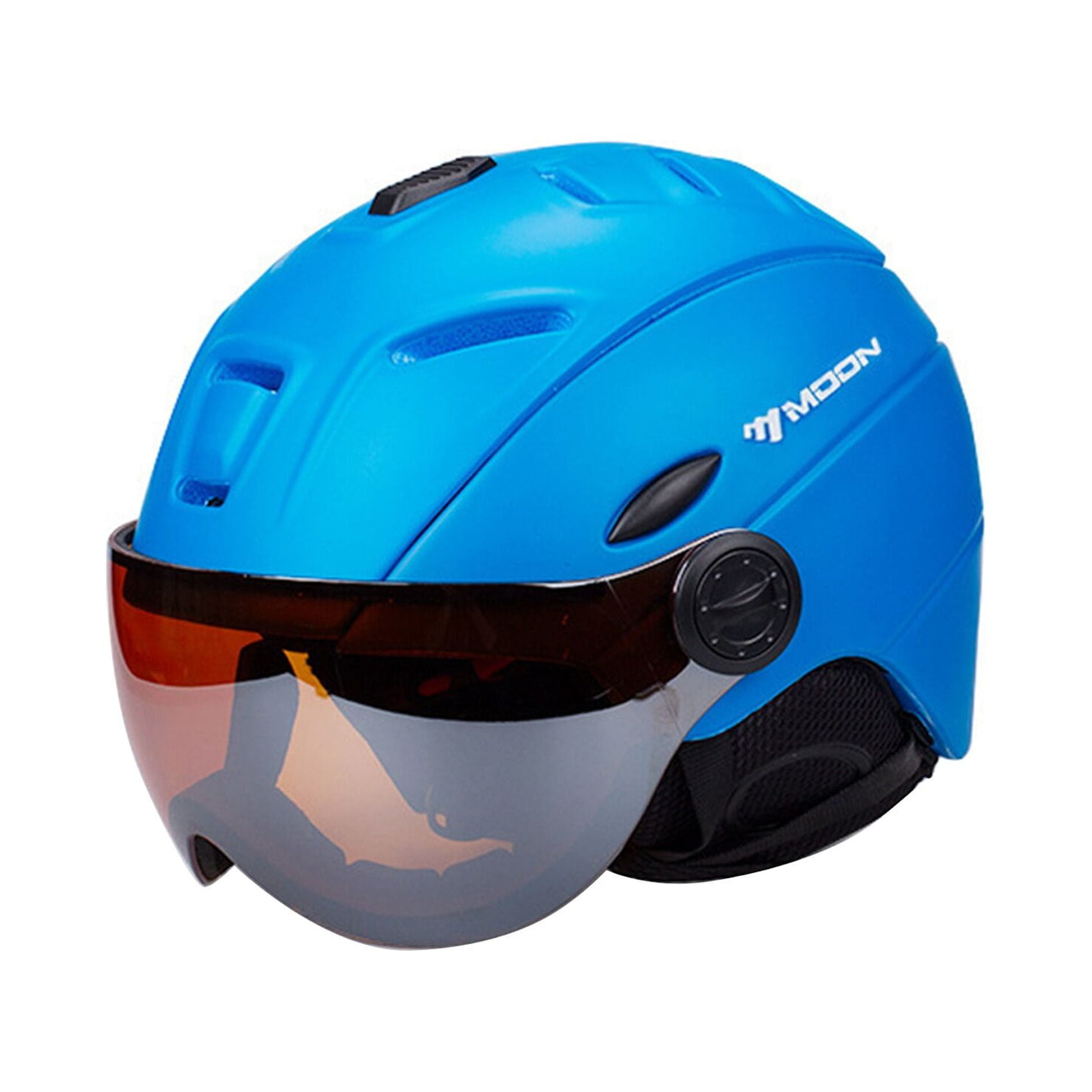 Ski Snowboard Helmet 2in1 Visor Detachable Snow Mask AntiFog AntiUV