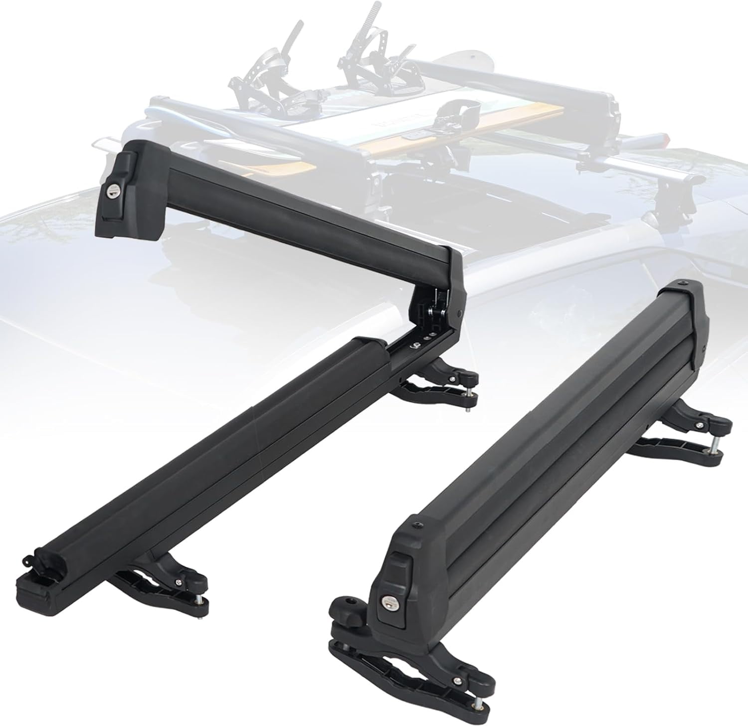 Ski and Snowboard Roof Racks Ski Roof Racks with -Theft Lock Racks ...