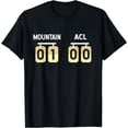 thumbnail image 1 of Ski Snowboarding Injury ACL Get Well Recovery T-Shirt, 1 of 3
