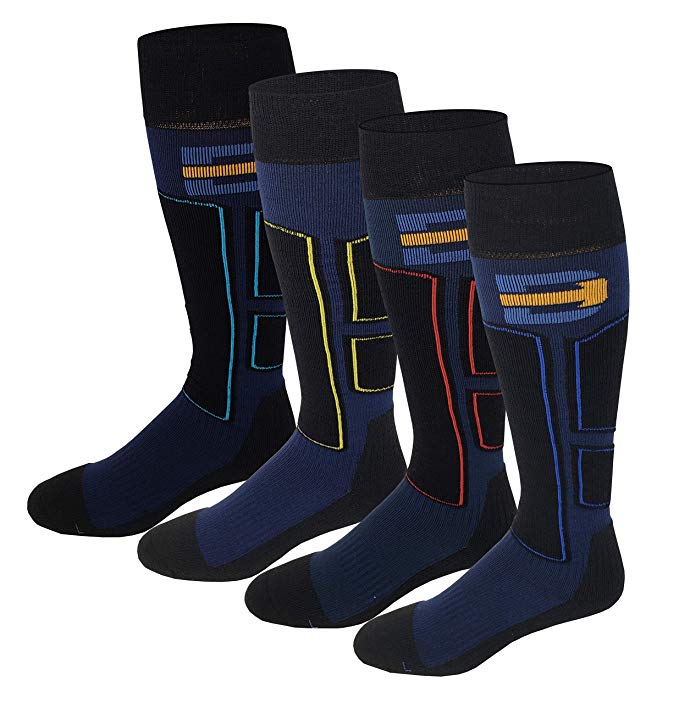 Ski Socks- Skiing Hiking Camping Snowboard High Performance Thermolite Wool sock for Men & Women - image 1 of 4