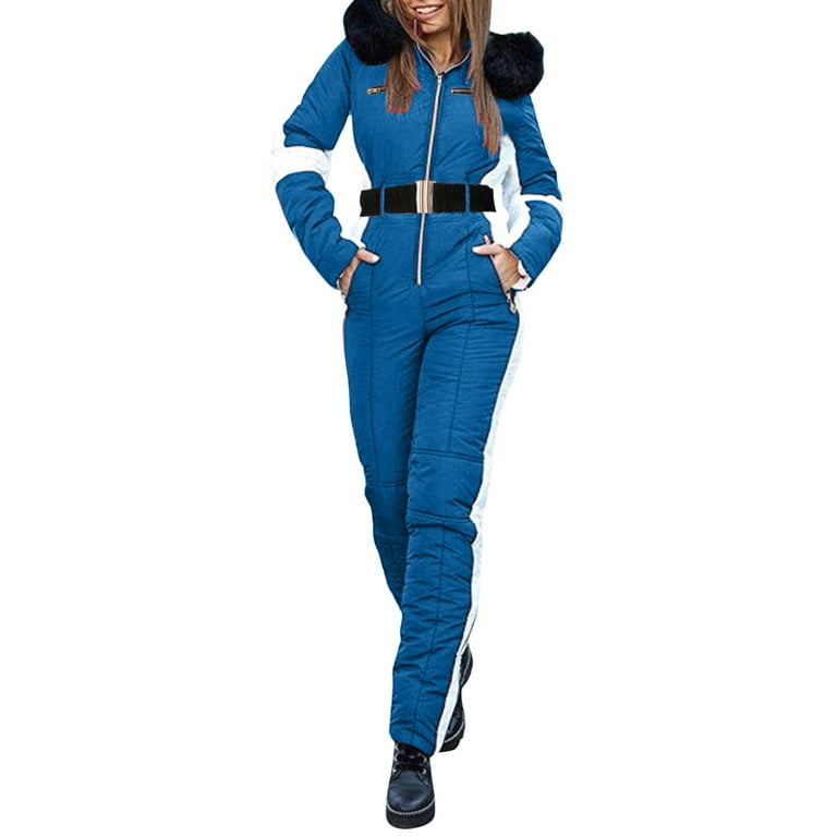 One-Piece Ski Suit Outdoor Ski Jumpsuit Snowsuit Women's Skiing and  Snowboarding Sportswear Jacket and Pants Set : : Clothing, Shoes &  Accessories