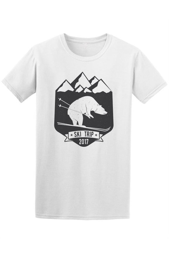 Ski Trip 2017 With Bear Tee Men's -Image by Shutterstock