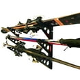 thumbnail image 1 of StoreYourBoard Ski Wall Rack – Horizontal Ski Rack Wall Mount, Holds 3 Pairs of Skis and Poles, Ski and Snowboard Wall Rack for Garage or Home, Holds Up to 40 lbs, 1 of 11