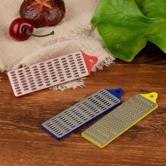 Ski emery whetstone 3 pieces diamond whetstone household kitchen knife sharpener set