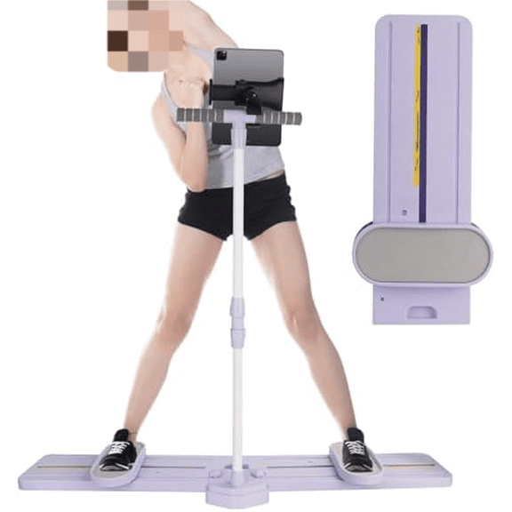 Ski mACHINE eXERCISE eQUIPMENT, fOLDABLE iNNER tHIGH AND pELVIC fLOOR eXERCISE dEVICES WITH pHONE hOLDER, sKI sIMULATOR tRAINER FOR wOMEN, iDEAL FOR tONING, fITNESS, AND cORE sTRENGTH