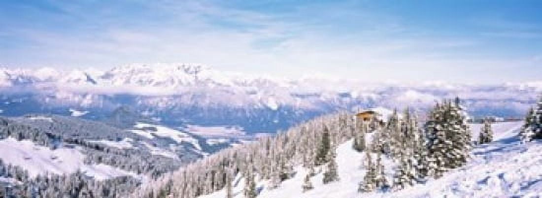 Ski resort Reith Im Alpbachtal Tyrol Austria Canvas Art - Panoramic Images (33 x 12)