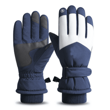 Ski snow gloves winter cold weather windproof warm skis