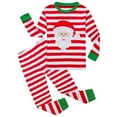 thumbnail image 1 of SkiBeaut Christmas Pajamas Toddler Boy Kids Holiday Pajamas Set Santa PJS Winter Sleepwear Children Clothes(2T-12T), 1 of 7