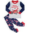 thumbnail image 1 of SkiBeaut Christmas Pajamas for Kids 2-12T Holiday Long Sleeve Sleepwear Pajamas Sets for Girls Children, 1 of 6
