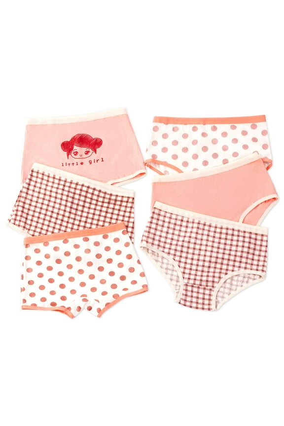 Girl Panties Underwear Toddler Girl Soft Short Big 6 Pack Kid Child Underpants