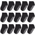 thumbnail image 1 of SkiBeaut No Show Toddler Socks with Grips 15 Pairs Non Slip Ankle Socks for Baby Toddlers Infant Boys Girls(1-7 Years), 1 of 6