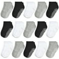 thumbnail image 1 of SkiBeaut No Show Toddler Socks with Grips 15 Pairs Non Slip Ankle Socks for Baby Toddlers Infant Boys Girls(1-7 Years), 1 of 7