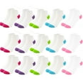 thumbnail image 1 of SkiBeaut Toddler Kids Socks, 15 Pairs Ankle Athletic Low Cut Short Socks for Boys Girls 2-14 Years, 1 of 5