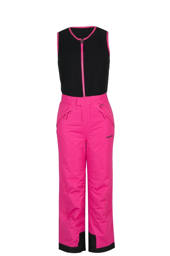 SkiGear by Arctix Kids' Limitless Fleece Top Winter Snow Bib Overalls