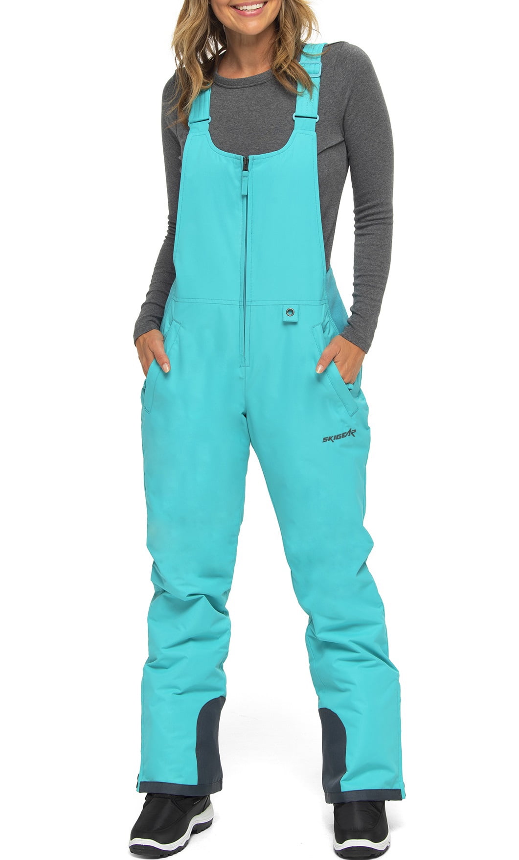 SkiGear by Arctix Women's and Plus Size Winter Snow Bib Overall Pant 