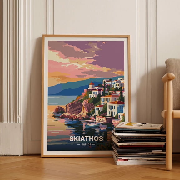 Skiathos Greece Island Wall Decor