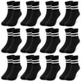 thumbnail image 1 of Skibeaut 12 Pairs Boys Socks Kids Cotton Athletic Socks for Toddler Boys Girls (1-12 Years), 1 of 5