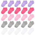 thumbnail image 1 of Skibeaut 25 Pairs Toddler Socks, Girls Socks Kids Colourful Ankle Socks Low Cut Half Cushion Socks for Girls 1-14 Years, 1 of 7