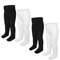 thumbnail image 1 of Skibeaut Baby Girls Boys Tights Cable Knit Girls Cotton Leggings Kids Thick Warm Pantyhonse Newborn Stockings 4 Pack for 6 Months-6 Years, 1 of 6