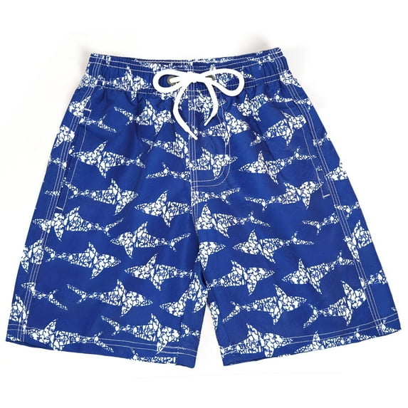 Skibeaut Boys Swim Shorts Quick Dry Beach Toddler Swim Trunk for 3-14 Years Children's Swimming Shorts