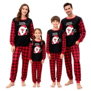 Skibeaut Christmas Family Pajamas Sets, Matching Family Pajamas Sets Sleepwear Pjs for Women Couple