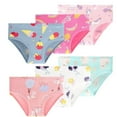 thumbnail image 1 of Skibeaut Girls Underwear 6 Pack, Toddler Panties for Little Girls 2-8 Years Big Kids Breathable Undies Multipack, 1 of 7