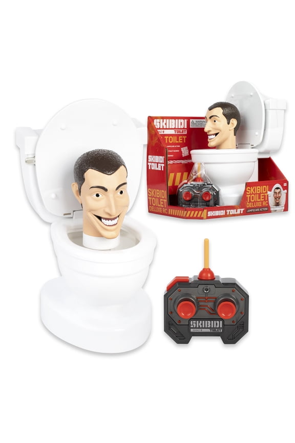 Deluxe Toilet RC, YouTube Animation Sensation, Remote Control, Action Figure, Officially Licensed Skibidi Toilet Merch