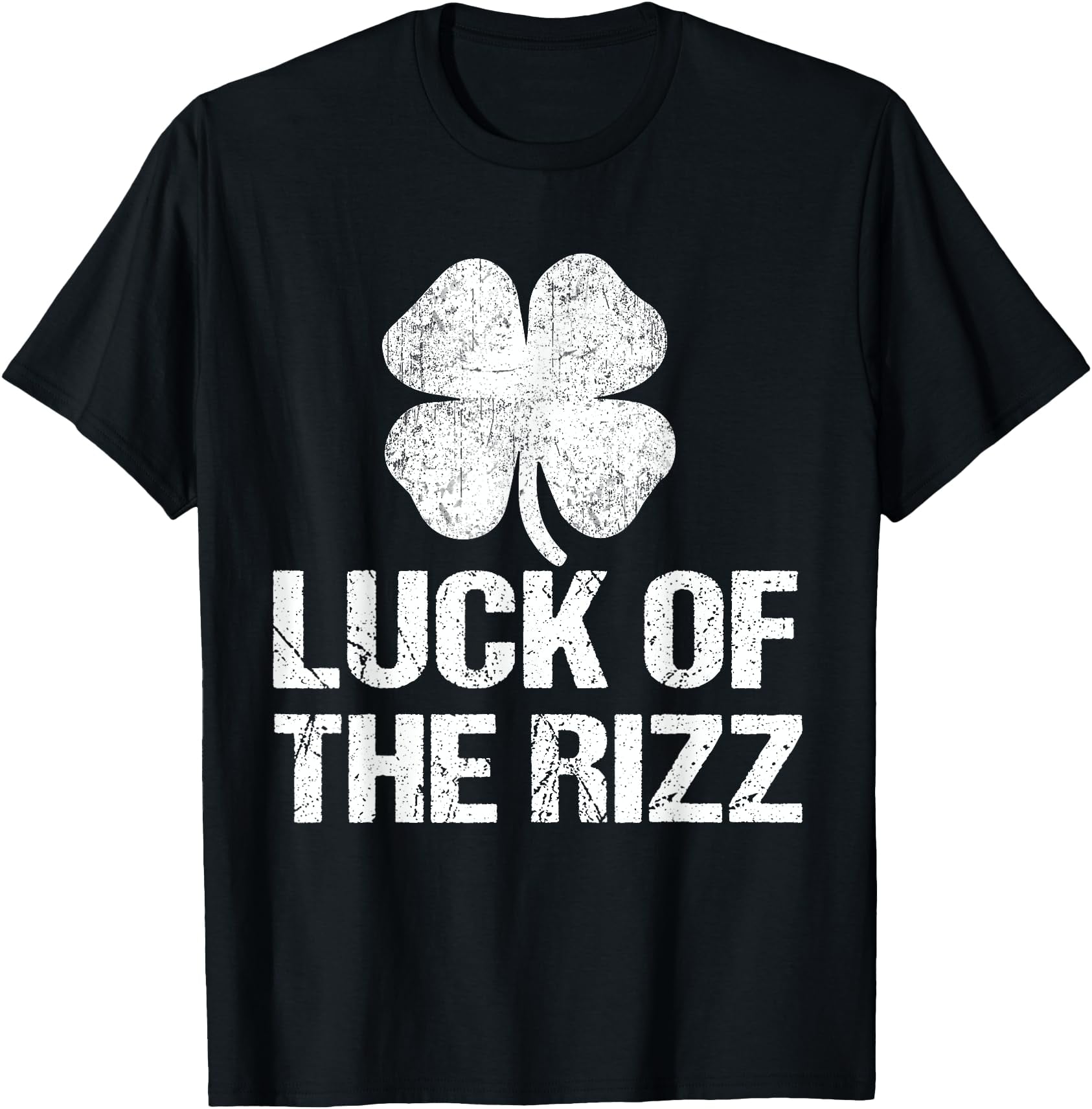 Irish Ruzz Skibidi Shamrock Irish Rizz Lucky 2025 Celebration Tee St. Patrickโs ...