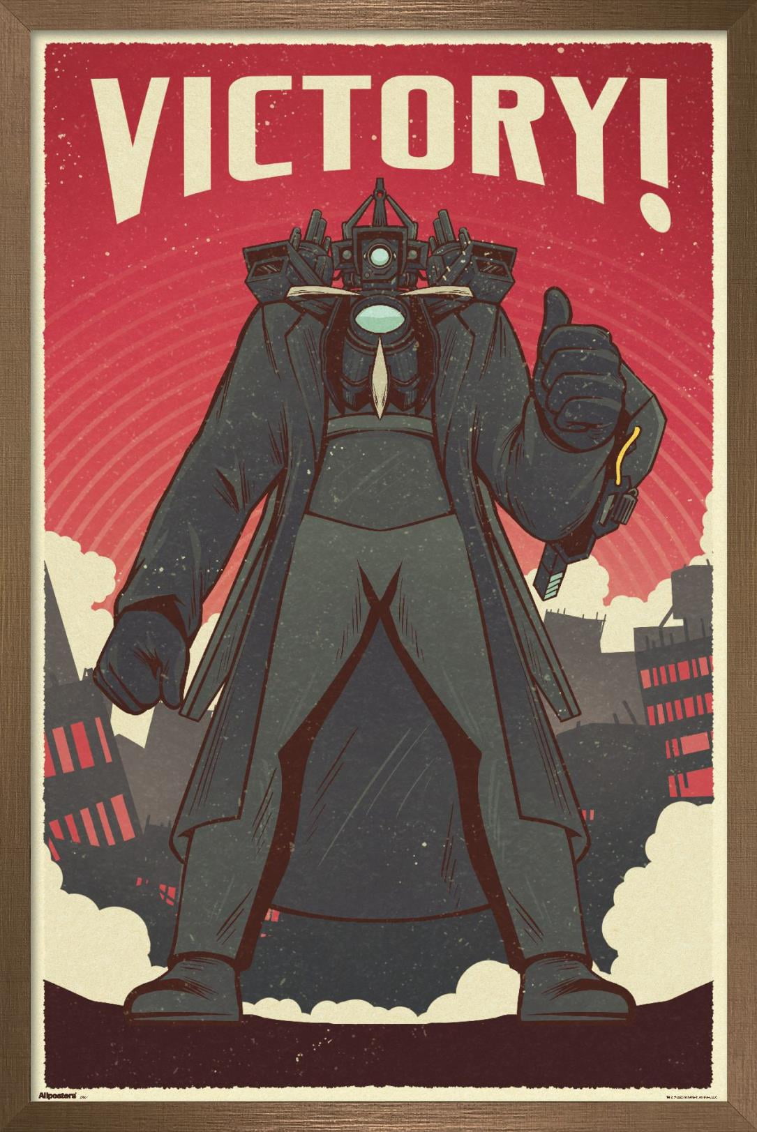 シーマン ポスター Skibidi Toilet (2023) - Titan Cameraman Victory Wall Poster