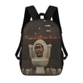 thumbnail image 1 of Skibidi Toilet Backpack, Large Capacity Backpack, 17 Inch Laptop Backpack for Daily College Work Travel, 1 of 9