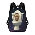 thumbnail image 1 of Skibidi Toilet Backpack, Large Capacity Backpack, 17 Inch Laptop Backpack for Daily College Work Travel, 1 of 9