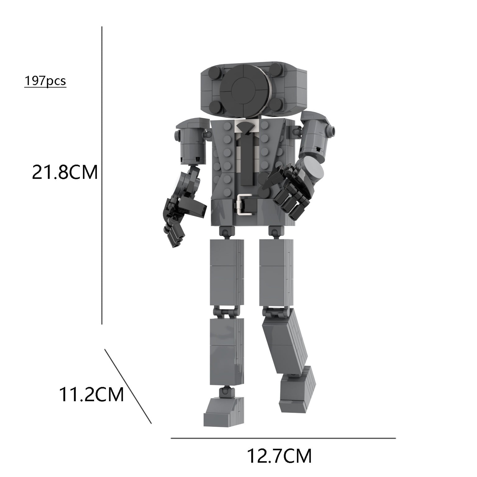  3-in-1 Skibidi Toilet Building Blocks Compatible with Lego;  1030 Pieces Skibidi Toilet G Man, Upgraded Titan Cameraman, Titan  Speakerman Figure Buildable Toys for Kids Adults Game Fan : Toys & Games