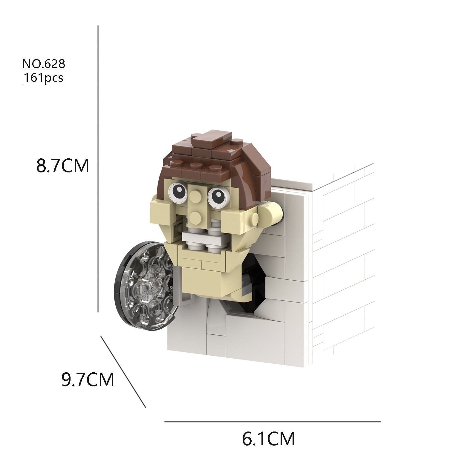 Skibidi Toilet Man Custom Minifigures 