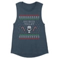 thumbnail image 1 of Skibidi Toilet Christmas Women's Muscle Tank 2X-Large Antique Denim, 1 of 5