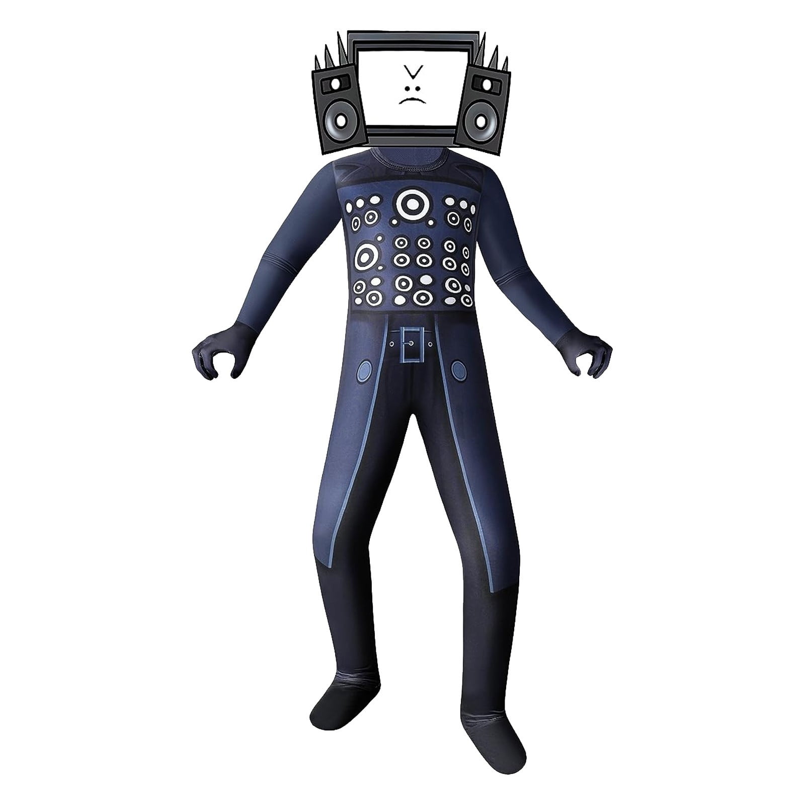 Skibidi Toilet Costume Halloween Cosplay Party Bodysuits With Headwear