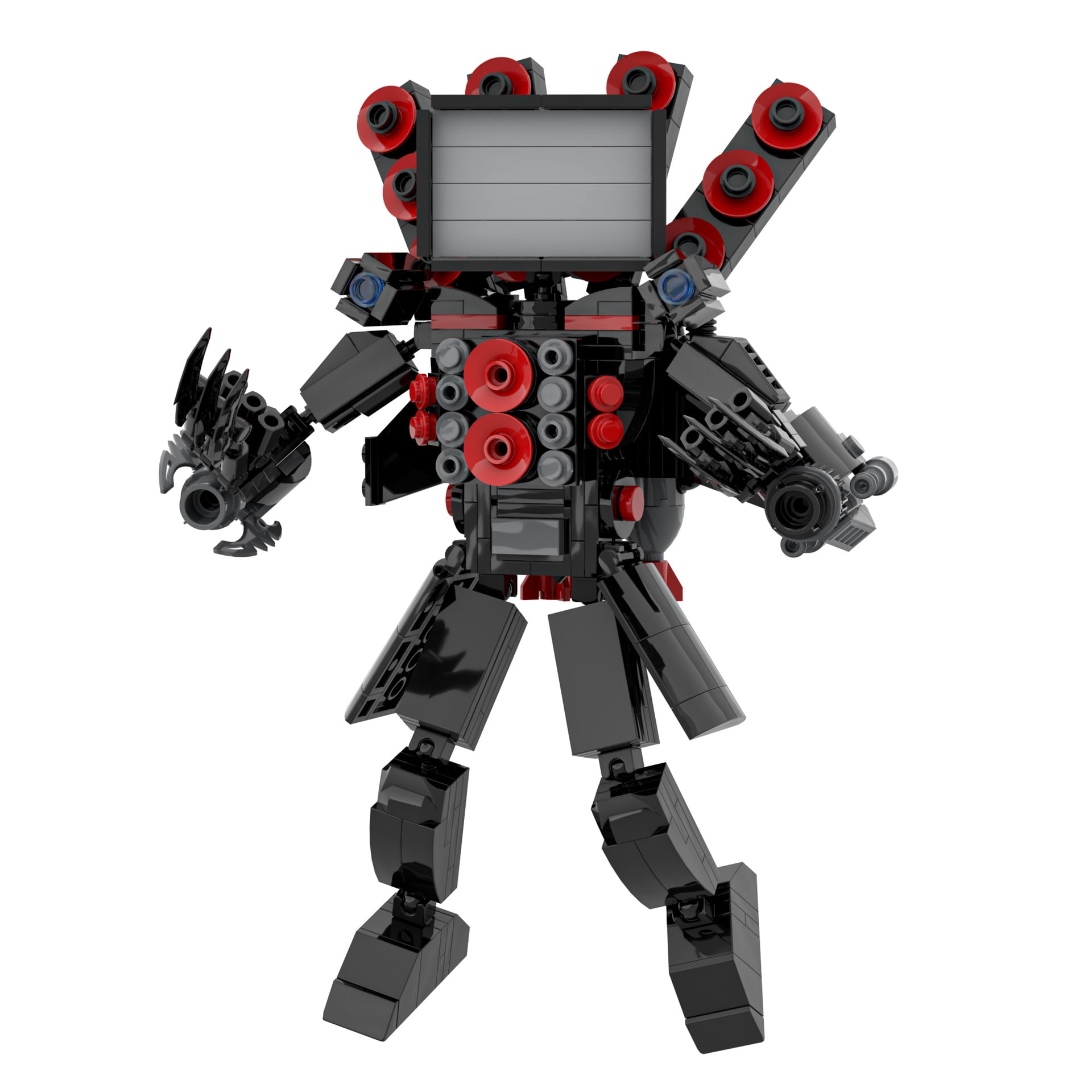 Tvman Model Skibidi Toilet G024 Dark TV Man Building Blocks Set, Dark TVMan Bricks ...