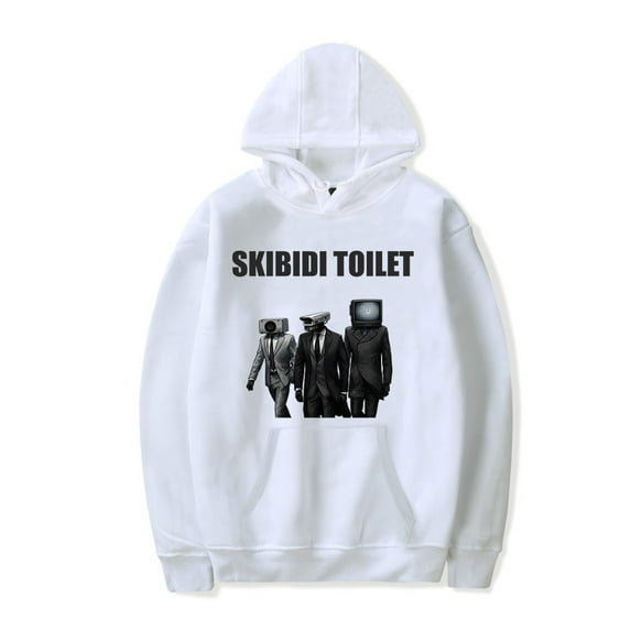 Skibidi Toilet Hoodies Funny Merch Sweatshirt Long Sleeve Pullover for Women Men Streetwear