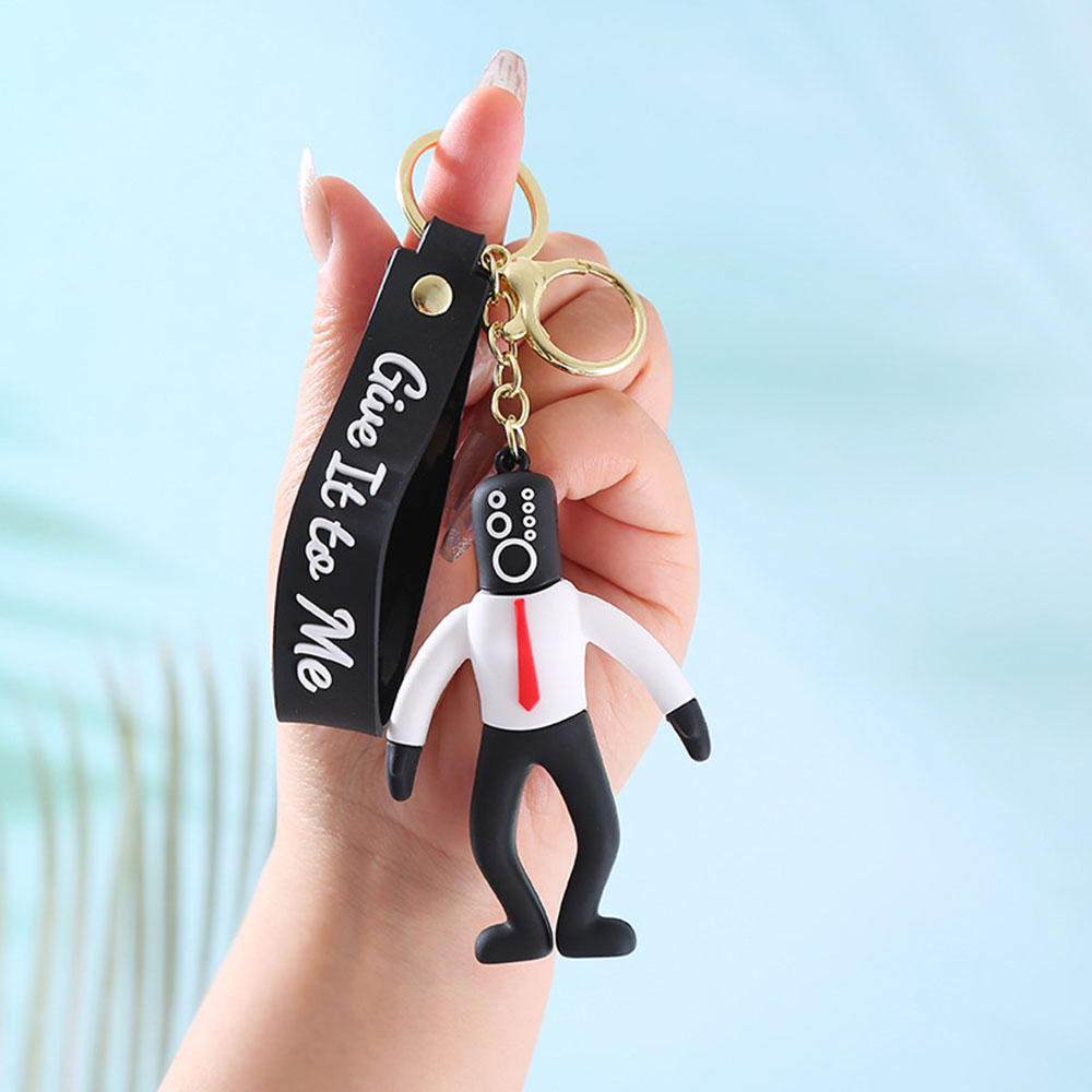 Skibidi Toilet Keychain,Cameraman Model Key Ring,Speakerman Keychain