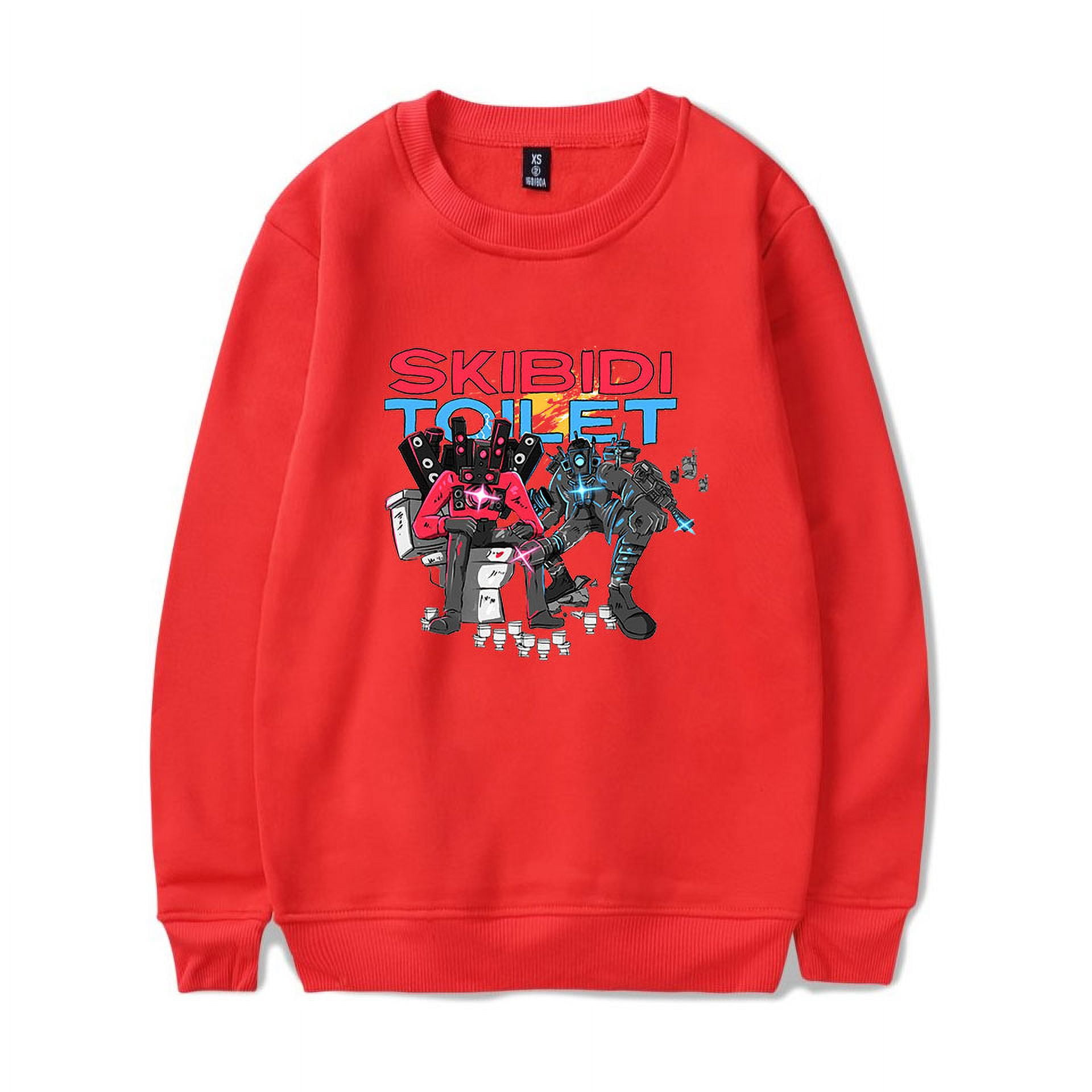 Skibidi Toilet Long Sleeve Crewneck Sweatshirt Merch For Men/Women Street  Style Hoodie Streetwear Top - Walmart.com