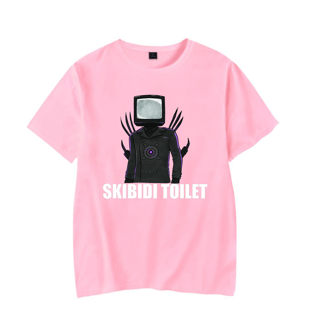 Skibidi Toilet Merch Titan TV Man T-shirt Fashion Tee Women Men Short  Sleeve Streetwear - Walmart.com