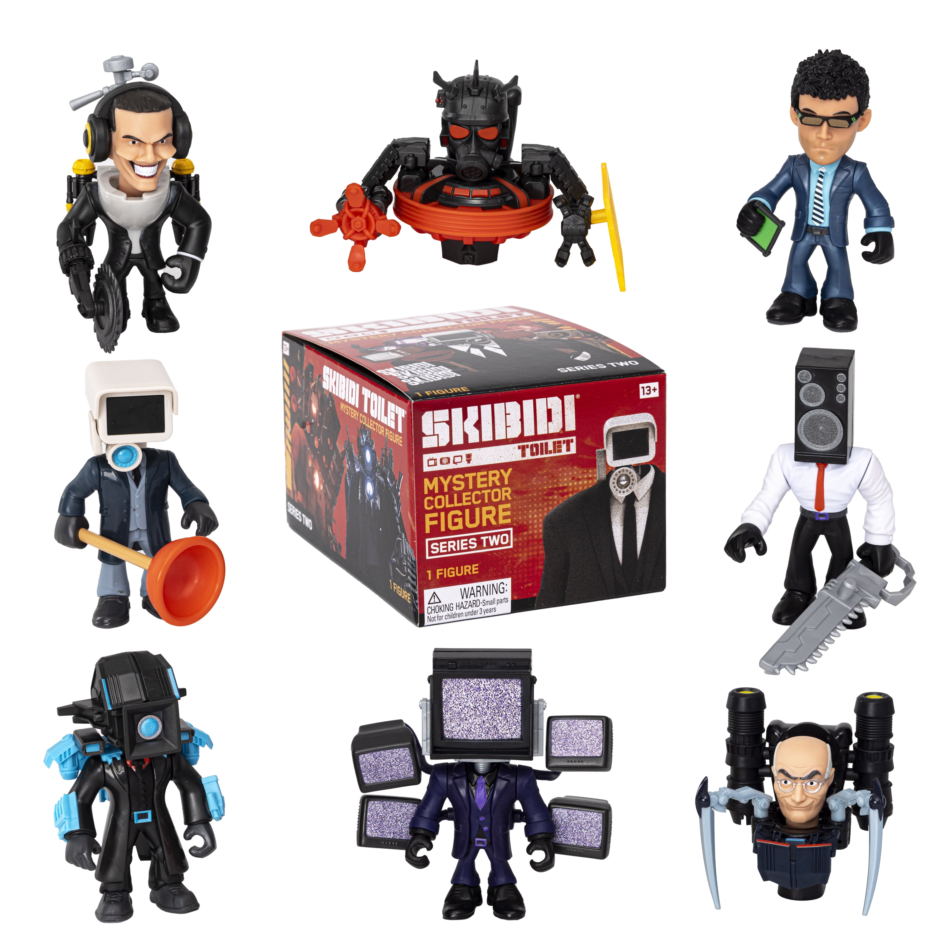 Skibidi Toilet Mystery Figure Collector Series, Collectible Figures, Youtube Animation Sensation, Officially Licensed Skibidi Toilet Merch