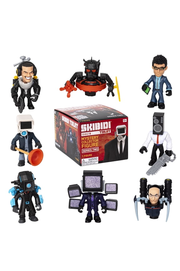 Mystery Figure Collector Series, Collectible Figures, Youtube Animation Sensation, Officially Licensed Skibidi Toilet Merch