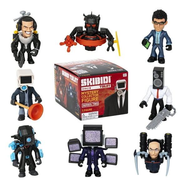 Skibidi Toilet Mystery Figure Collector Series, Collectible Figures, Youtube Animation Sensation, Officially Licensed Skibidi Toilet Merch
