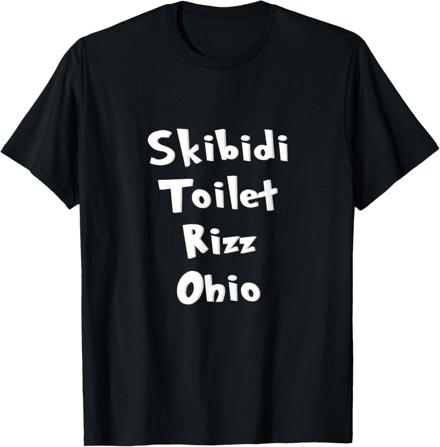 Skibidi Toilet Rizz Ohio T-Shirt - Walmart.com