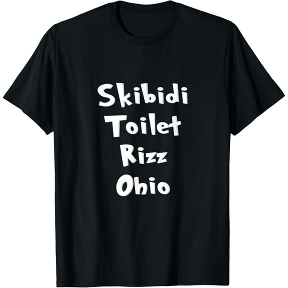 Skibidi Toilet Rizz Ohio T-Shirt