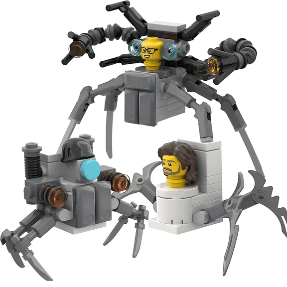 Skibidi Toilet Titan Speakeman, TV Man, Cameraman Building Blocks Set - 445 PCS Collectible Character Construction Toys for Kids